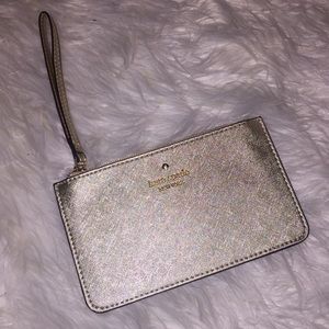Gold Kate Spade ♠️ Wristlet